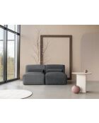 Flex Felix kleine 2-zitsbank donkergrijs - 152x96x70 cm