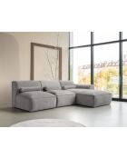 Festes Ecksofa XS, rechts Flex Felix Gris- 244x154x70 cm