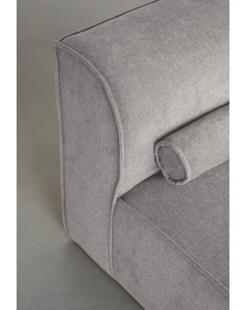 Festes Ecksofa XS, rechts Flex Felix Gris- 244x154x70 cm