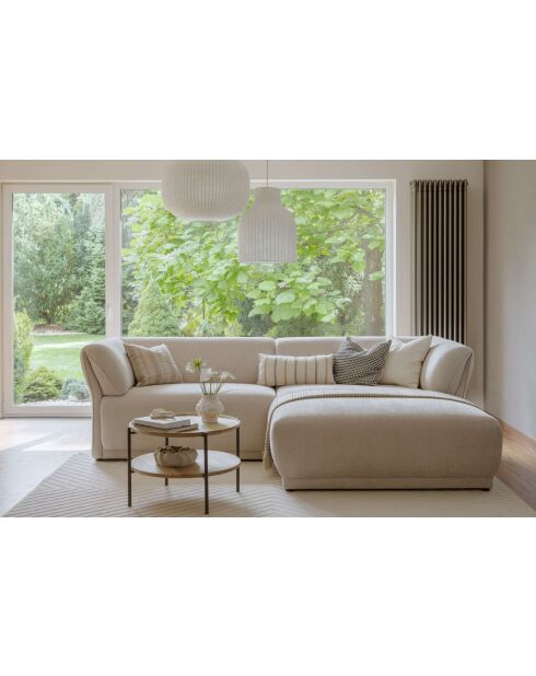 Gatsby Beige Fixed S hoekbank rechts - 280x173x87 cm