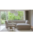 Gatsby Beige Fixed S hoekbank rechts - 280x173x87 cm