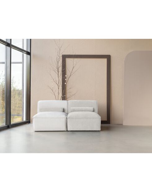 Petit canapé 2 places Flex Felix Beige- 152x96x70 cm