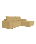 Lulu Convertible S Ecksofa, für rechts, 268 x 184 x 94 cm, gelb