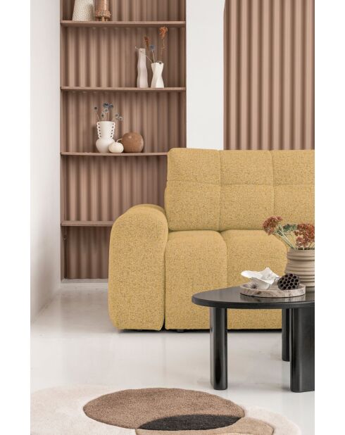 Lulu Convertible S Ecksofa, für rechts, 268 x 184 x 94 cm, gelb