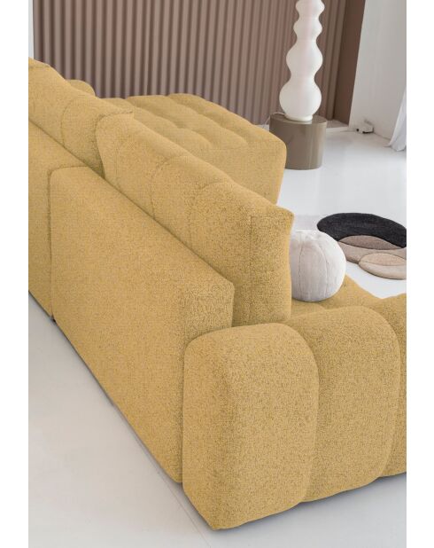 Lulu Convertible S Ecksofa, für rechts, 268 x 184 x 94 cm, gelb