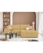 Lulu Convertible S Ecksofa, für rechts, 268 x 184 x 94 cm, gelb