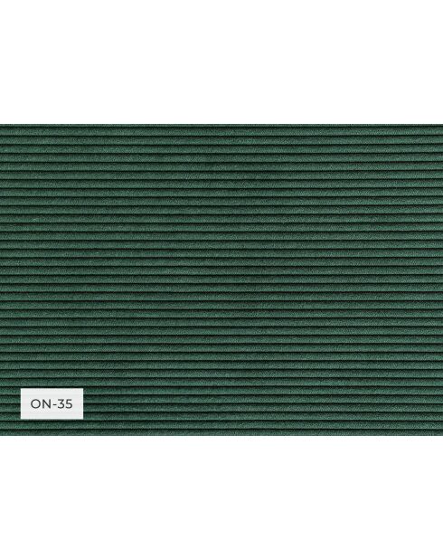 L-MAX Wandelbares Ecksofa linke Ecke Lofty Lilly Emerald Green- 304x197x84 cm