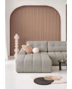 S-MAX hoekbank omvormbaar links Lulu Gris- 364x184x94 cm