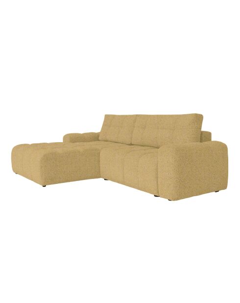 Wandelbares Ecksofa S Left Lulu Gelb - 268x184x94 cm