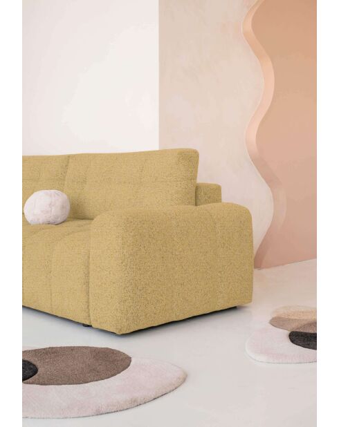 Wandelbares Ecksofa S Left Lulu Gelb - 268x184x94 cm