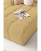 Wandelbares Ecksofa S Left Lulu Gelb - 268x184x94 cm