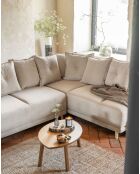 Lazy Lukka Ecksofa, rechteckig, U-förmig, 320 x 191 x 85 cm, Beige