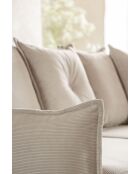 Lazy Lukka Ecksofa, rechteckig, U-förmig, 320 x 191 x 85 cm, Beige