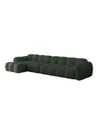 Fixed M Ecksofa, links Cloud Dark Green - 315x160x76 cm