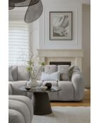 Fixed U Left Shell Hoekbank Lichtgrijs - 330x265x75 cm