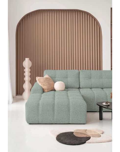 S-MAX hoekbank omvormbaar links Lulu groen- 338x184x94 cm