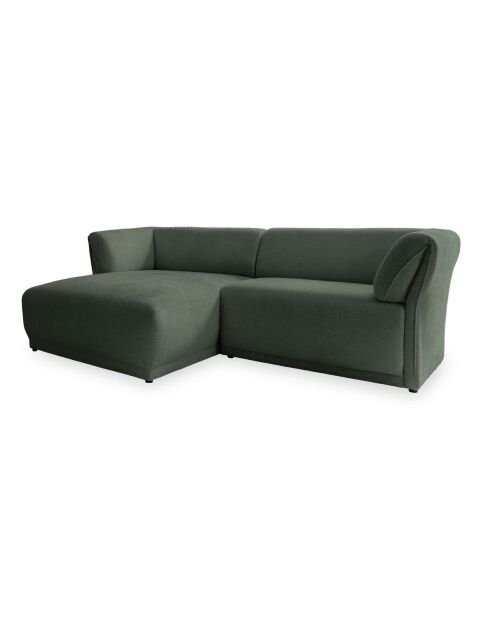 Festes Ecksofa S Left Gatsby Dunkelgrün - 280x173x87 cm