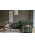 Festes Ecksofa S Left Gatsby Dunkelgrün - 280x173x87 cm