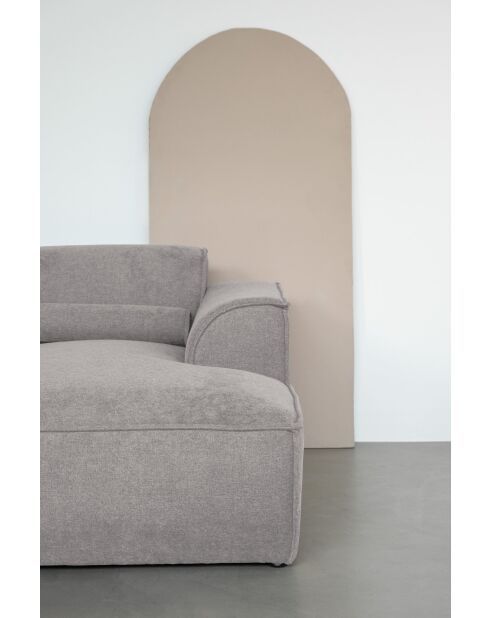 Festes U-Ecksofa, links Flex Felix Gray- 337x265x70 cm