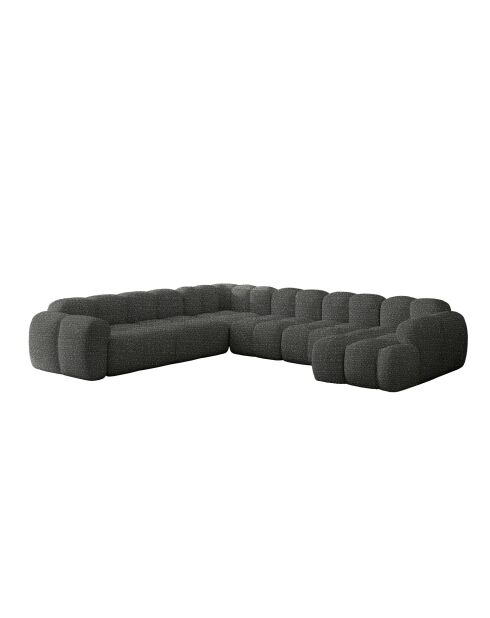 Festes U-Ecksofa, links Cloud Gris- 328x260x76 cm
