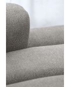 Fixed U Right Hoekbank Shell Lichtgrijs - 330x265x75 cm