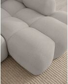 Feststehendes U-Ecksofa, links Cloud Light Grey- 328x260x76 cm
