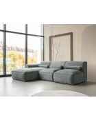 Festes Ecksofa XS, links Flex Felix Olive- 244x154x70 cm