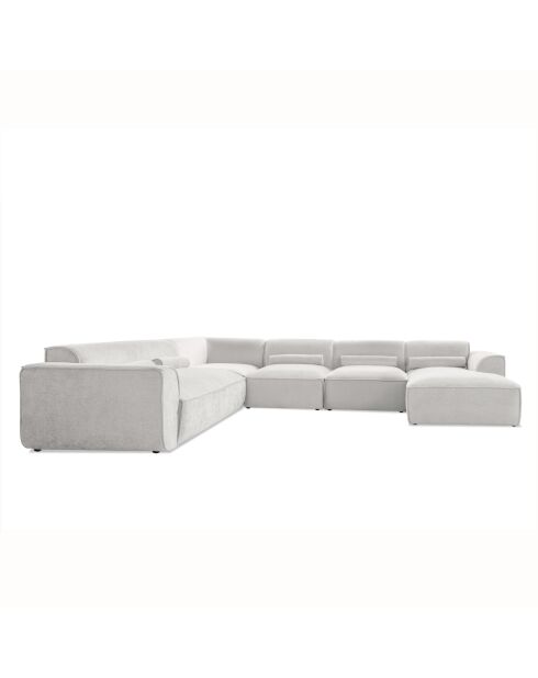 Festes U-Ecksofa, links Flex Felix Beige- 337x265x70 cm