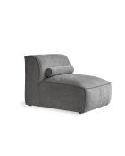 Poltrona Flex Felix a 1 posto grigio scuro - 76x96x70 cm
