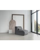 Poltrona Flex Felix a 1 posto grigio scuro - 76x96x70 cm