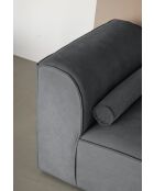 Poltrona Flex Felix a 1 posto grigio scuro - 76x96x70 cm