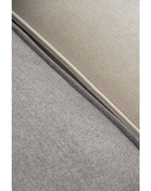 Sofá esquinero fijo M, derecho Flex Felix Gris- 340x154x70 cm