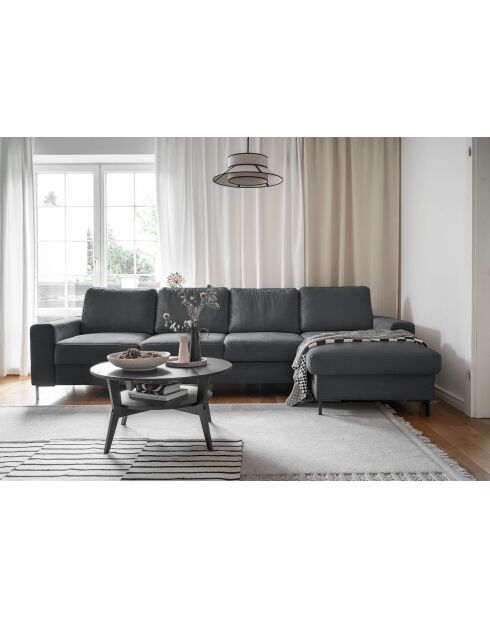 S-MAX Wandelbares rechtwinkliges Ecksofa Lofty Lilly Gray- 306 x 150 x 84 cm