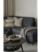 S-MAX Wandelbares rechtwinkliges Ecksofa Lofty Lilly Gray- 306 x 150 x 84 cm