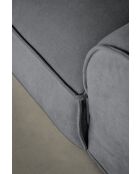 Festes L-Ecksofa, links; Flex Felix Dunkelgrau - 265x169x70 cm