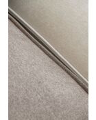 Festes Ecksofa S; gerade Flex Felix Dunkelbeige- 264x154x70 cm