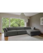 Gatsby Grey Fixed M hoekbank rechts - 338x175x87 cm