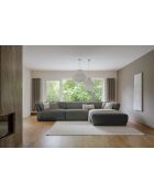 Gatsby Grey Fixed M hoekbank rechts - 338x175x87 cm