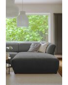 Gatsby Grey Fixed M hoekbank rechts - 338x175x87 cm