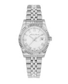 Montre Femme Quartz Swiss Made RONDA 585 H3 en Acier argentée
