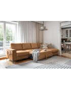 S-MAX Wandelbares Ecksofa rechtwinklig Lofty Lilly Brick- 306x150x84 cm