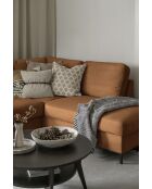 S-MAX Wandelbares Ecksofa rechtwinklig Lofty Lilly Brick- 306x150x84 cm