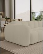 Vaste U-hoekbank, links Cloud Beige- 328x260x76 cm