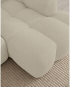 Vaste U-hoekbank, links Cloud Beige- 328x260x76 cm