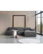 Festes Ecksofa XS, rechts Flex Felix Dunkelgrau - 244x154x70 cm