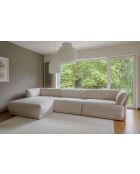 Fixed M Left Gatsby Ecksofa, 338 x 175 x 87 cm, Beige