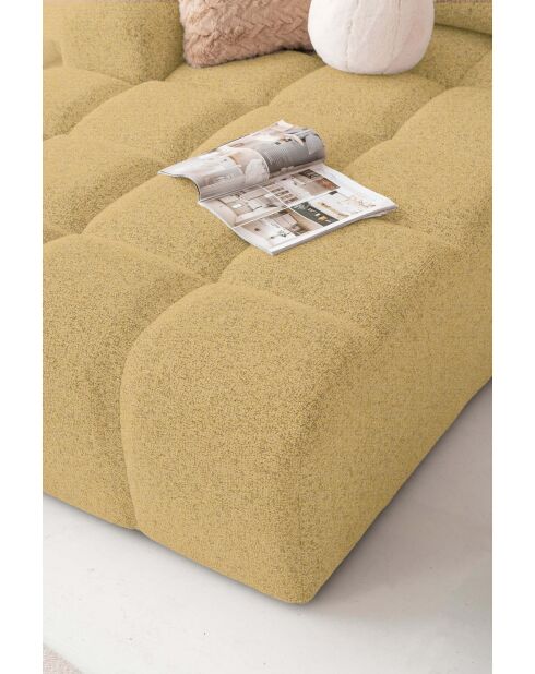 S-MAX Ecksofa, ausziehbar, links, Lulu, 338 x 184 x 94 cm, Gelb