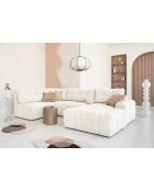 Lulu beige omvormbare hoekbank U rechts - 333x187x94 cm