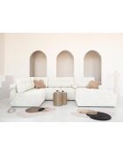 Lulu beige omvormbare hoekbank U rechts - 333x187x94 cm