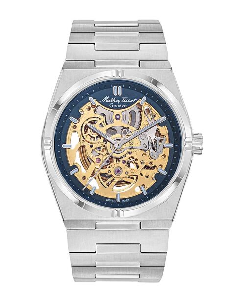 Herrenuhrwerk+Catena S800 Automatikuhrwerk, hergestellt in der Schweiz, Silberstahl